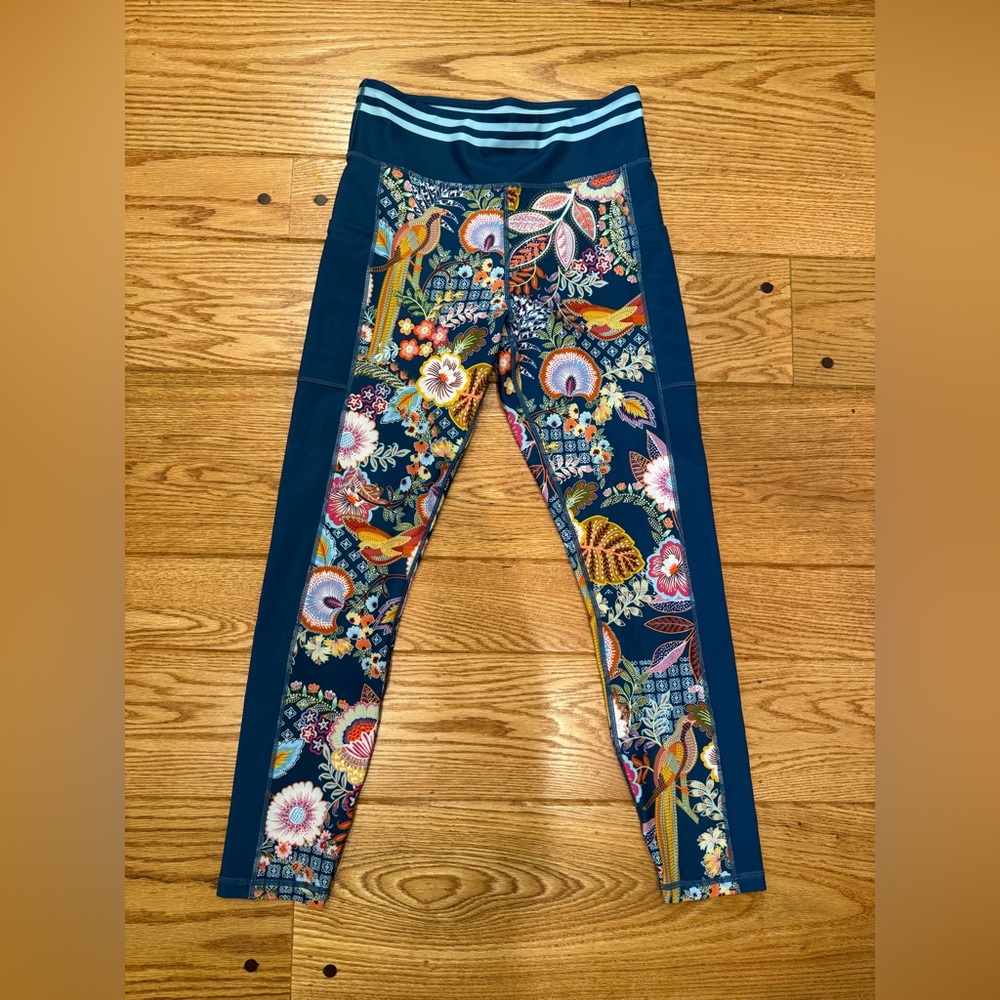 Johnny Was Bee Active High Rise Leggings Floral Ankle